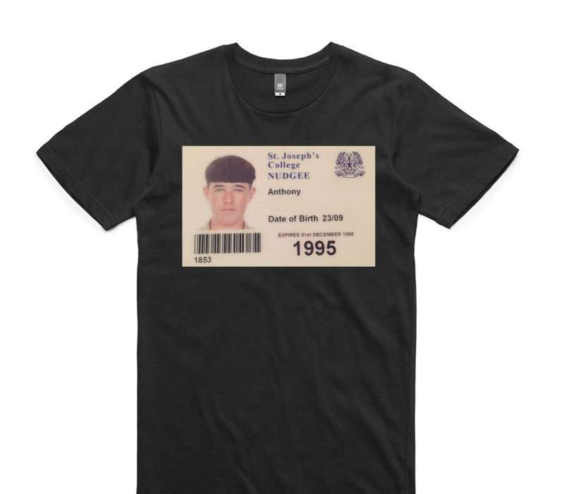 Custom AS Colour 100% Cotton Black T-Shirt