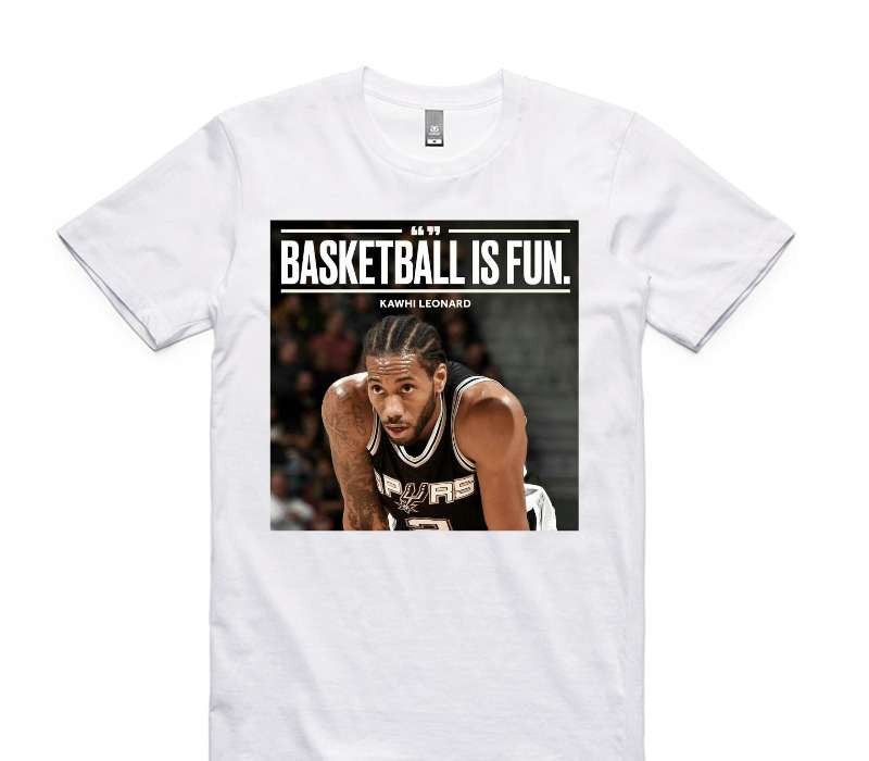 Custom AS Colour 100% Cotton White T-Shirt