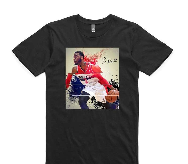 Custom AS Colour 100% Cotton Black T-Shirt