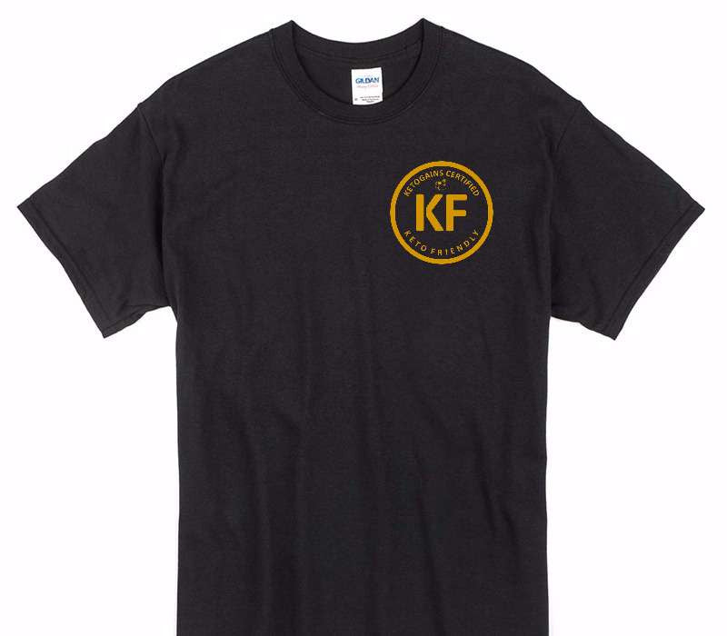 Custom Gildan 100% Cotton Black T-Shirt
