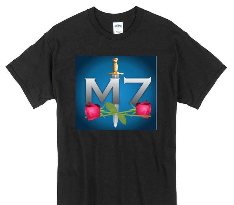 Custom Gildan 100% Cotton Black T-Shirt