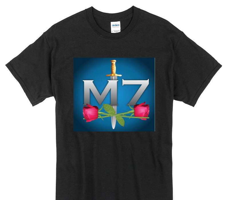Custom Gildan 100% Cotton Black T-Shirt