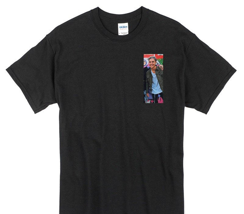 Custom Gildan 100% Cotton Black T-Shirt