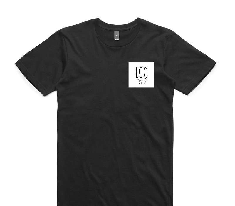 Custom AS Colour 100% Cotton Black T-Shirt