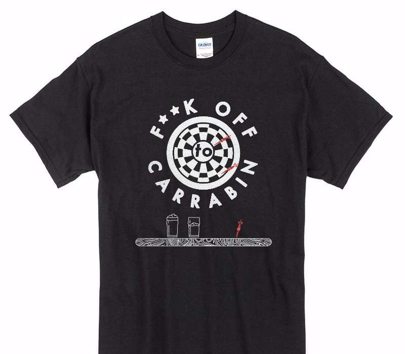 Custom Gildan 100% Cotton Black T-Shirt