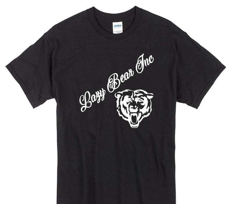 Custom Gildan 100% Cotton Black T-Shirt