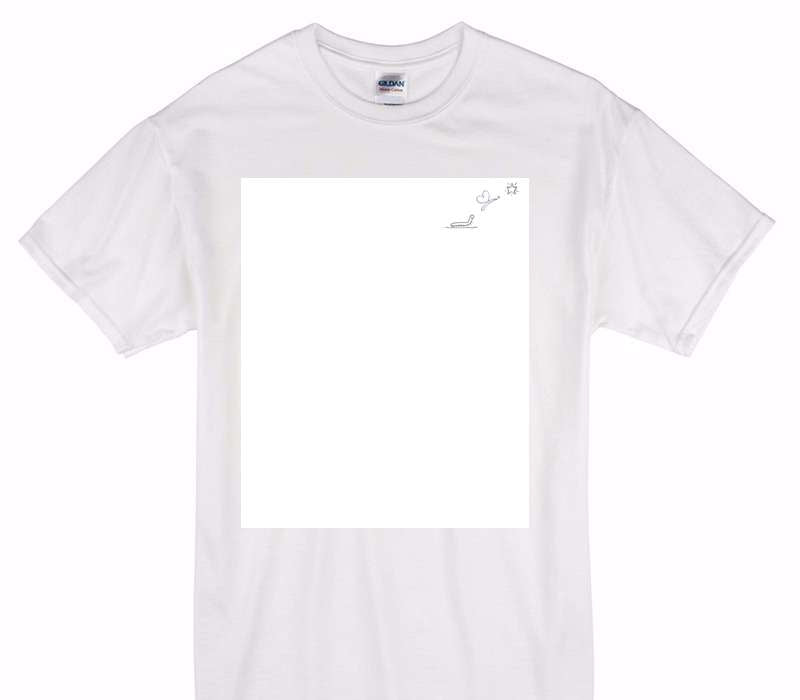 Custom Gildan 100% Cotton White T-Shirt