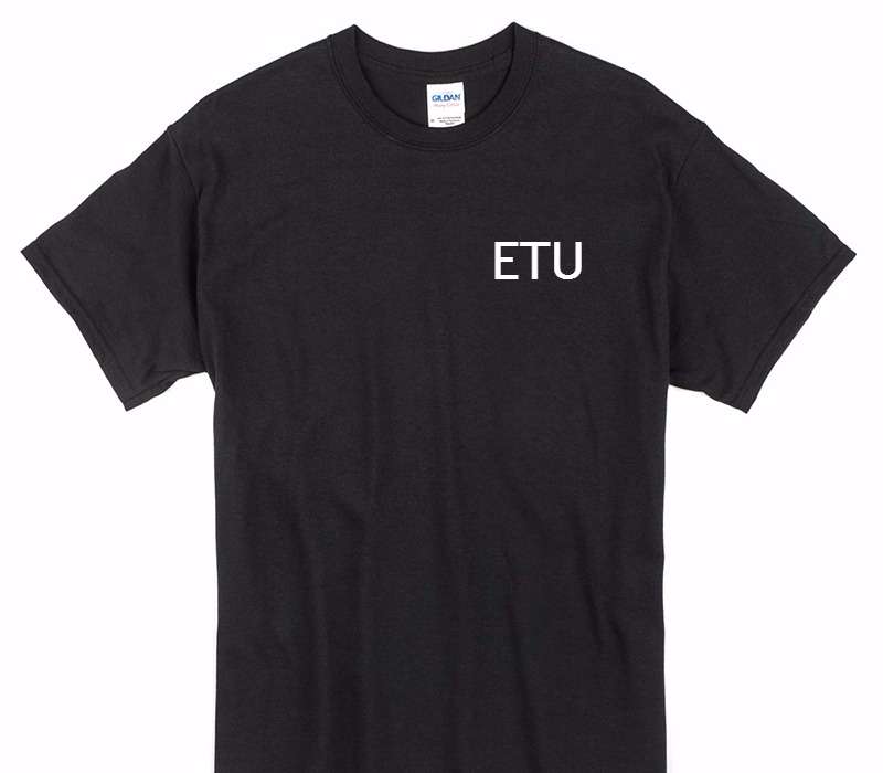 Custom Gildan 100% Cotton Black T-Shirt