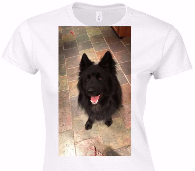 Custom Womens Soft Style 100% Cotton White T-Shirt