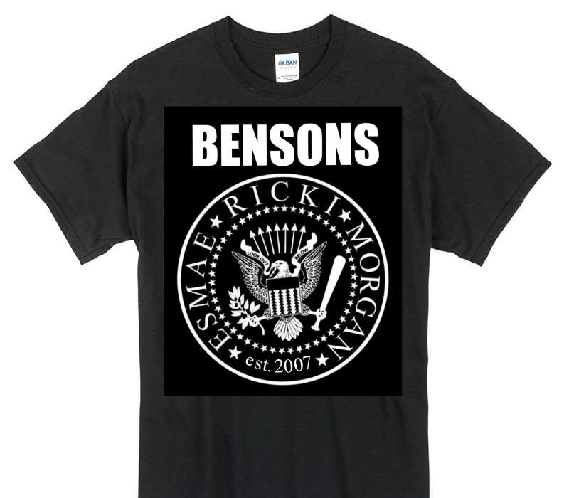 Custom Gildan 100% Cotton Black T-Shirt