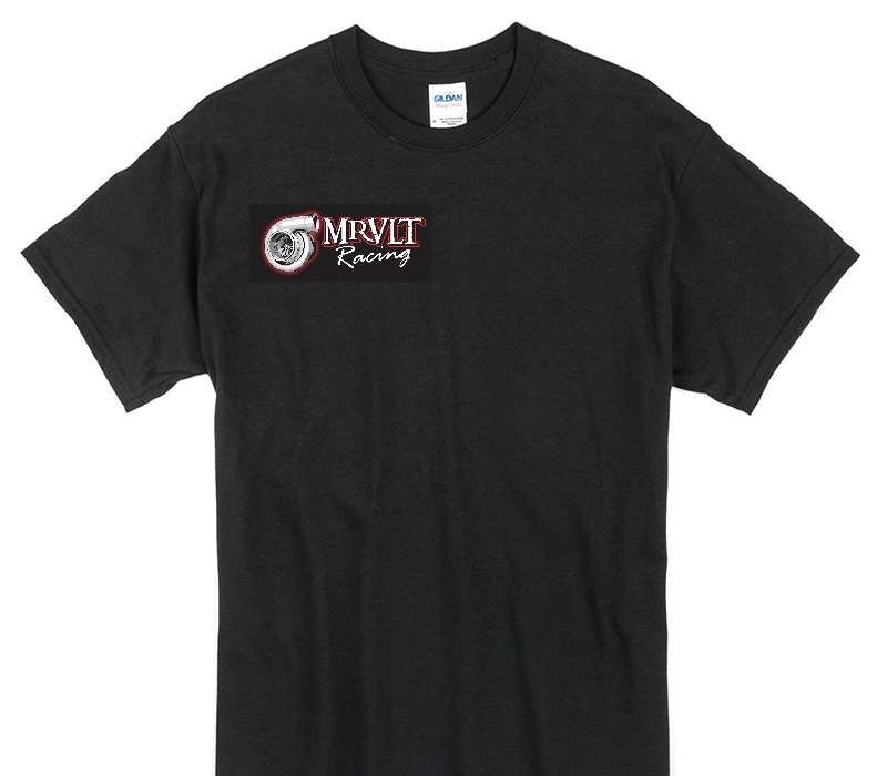 Custom Gildan 100% Cotton Black T-Shirt
