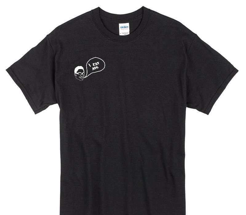 Custom Gildan 100% Cotton Black T-Shirt