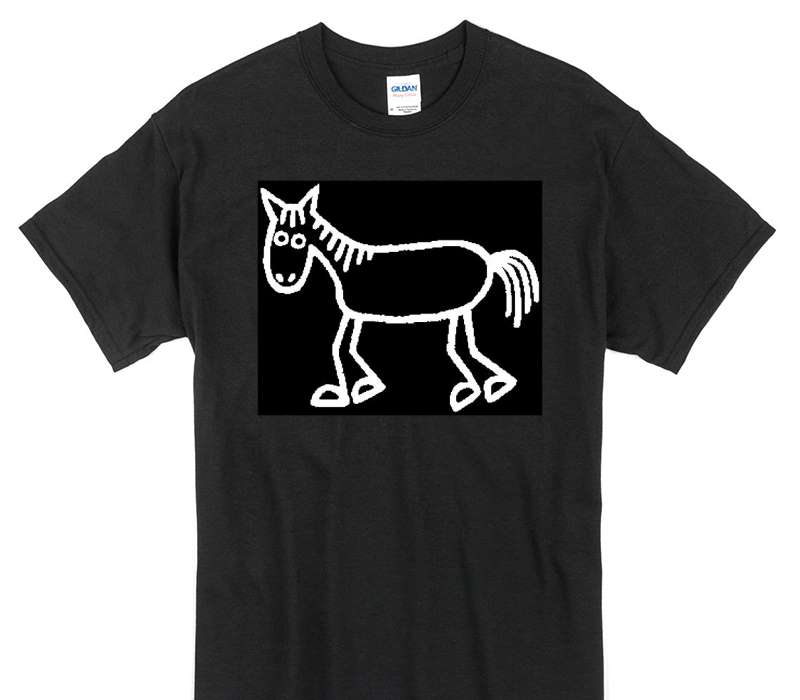 Custom Gildan 100% Cotton Black T-Shirt