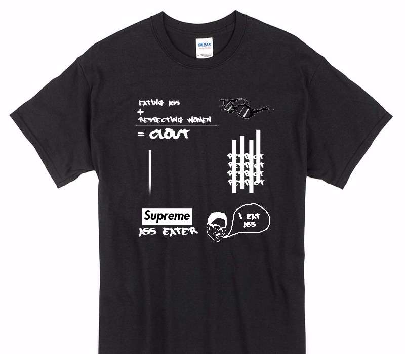 Custom Gildan 100% Cotton Black T-Shirt