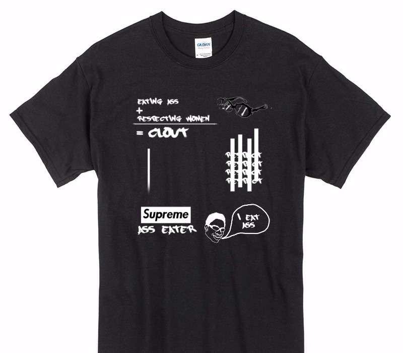 Custom Gildan 100% Cotton Black T-Shirt