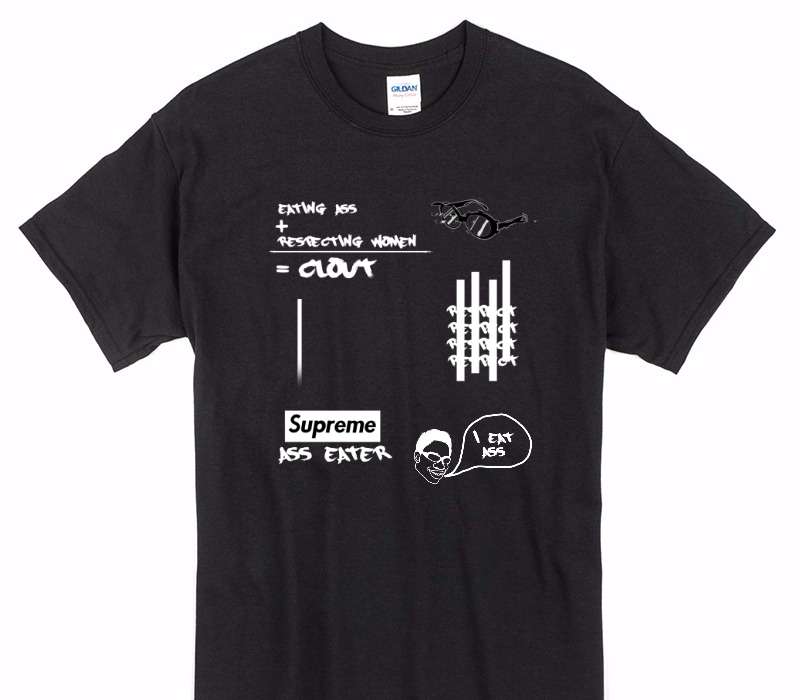Custom Gildan 100% Cotton Black T-Shirt