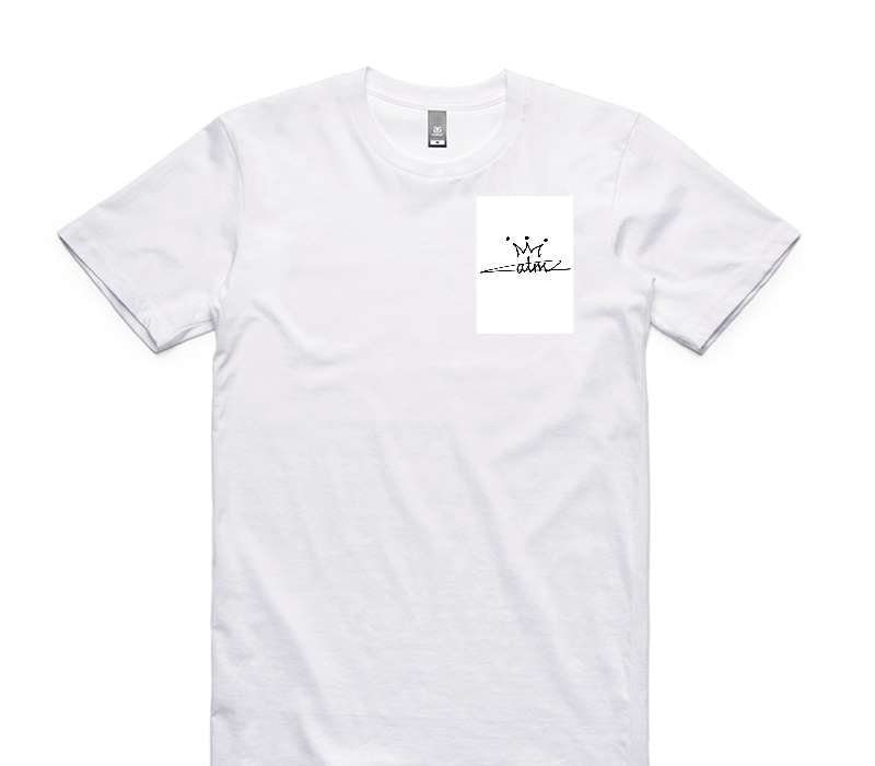 Custom AS Colour 100% Cotton White T-Shirt
