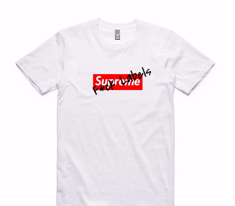 Custom AS Colour 100% Cotton White T-Shirt