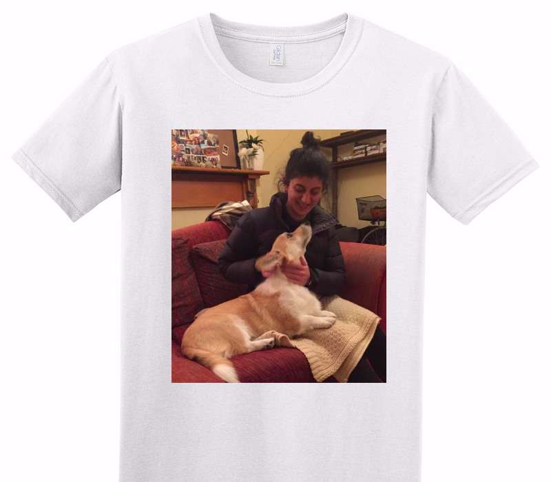 Custom Adult Soft Style 100% Cotton White T-Shirt