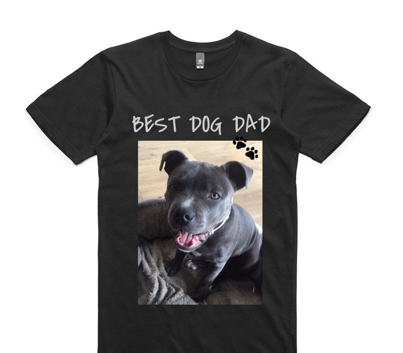 Custom AS Colour 100% Cotton Black T-Shirt