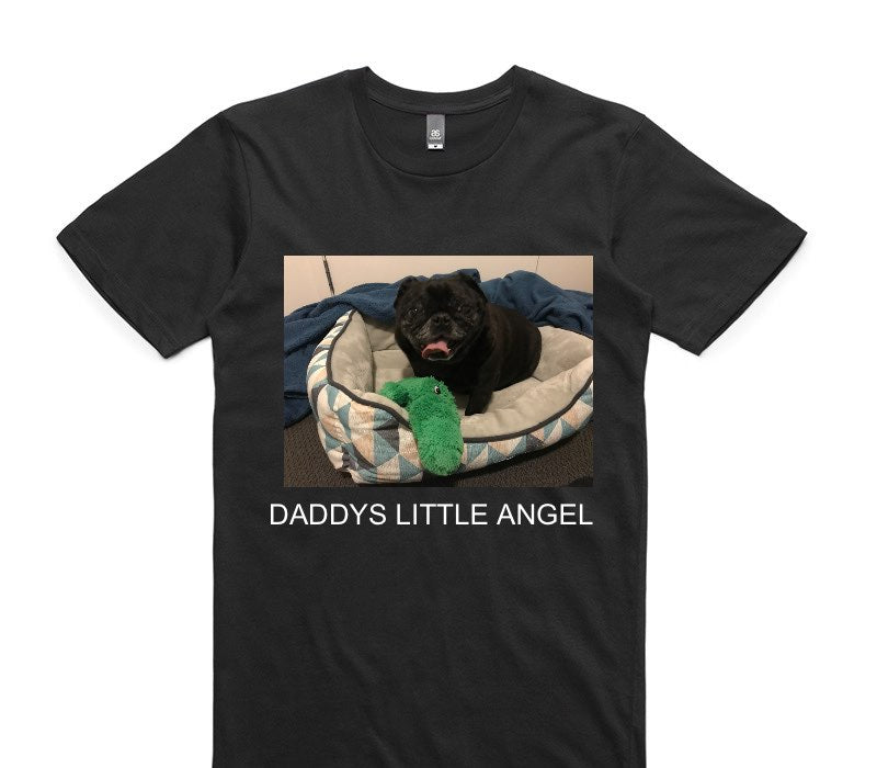 Custom AS Colour 100% Cotton Black T-Shirt