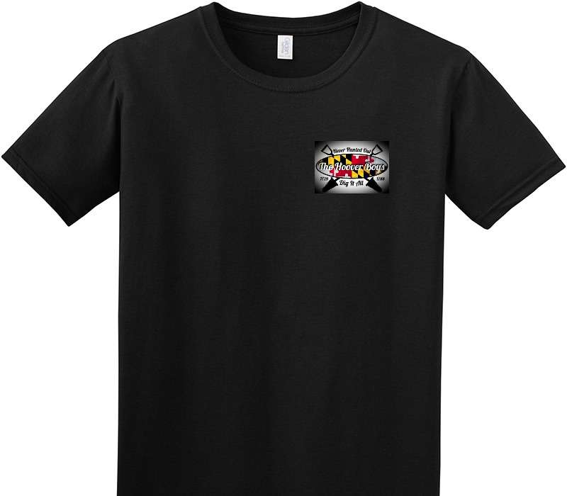 Custom Adult Soft Style 100% Cotton Black T-Shirt