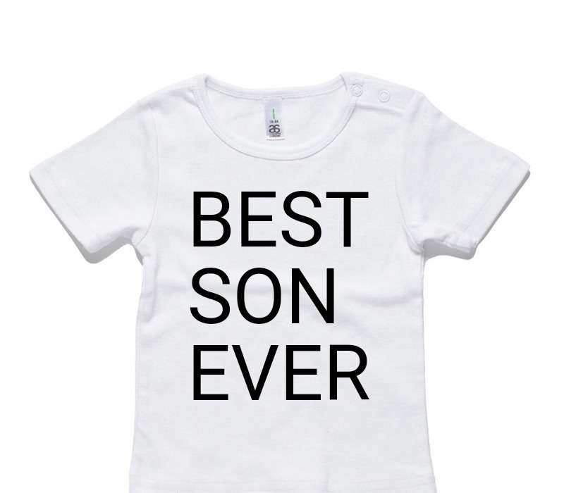 Custom AS Colour White Baby T-Shirt