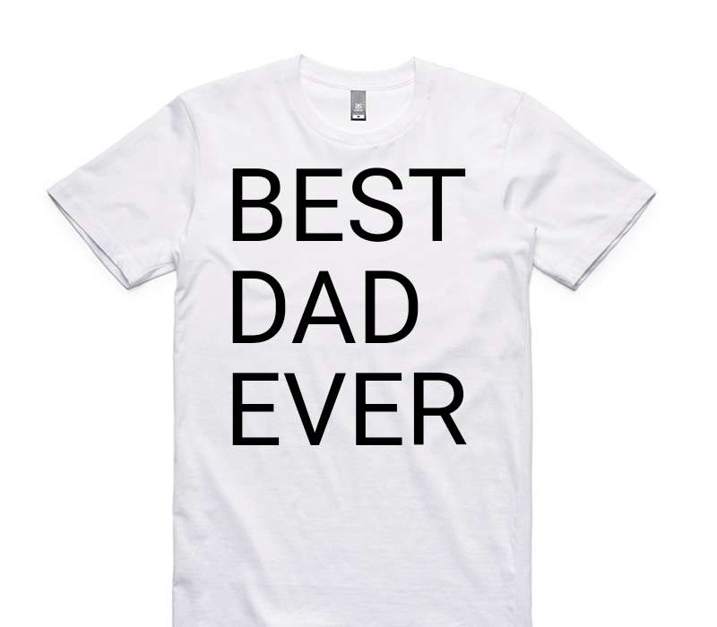 Custom AS Colour 100% Cotton White T-Shirt