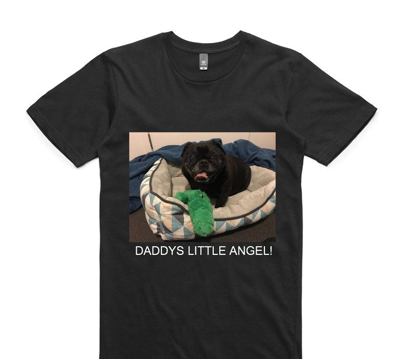 Custom AS Colour 100% Cotton Black T-Shirt