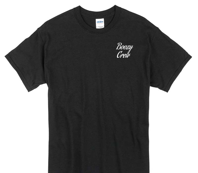 Custom Gildan 100% Cotton Black T-Shirt