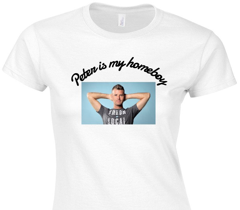 Custom Womens Soft Style 100% Cotton White T-Shirt
