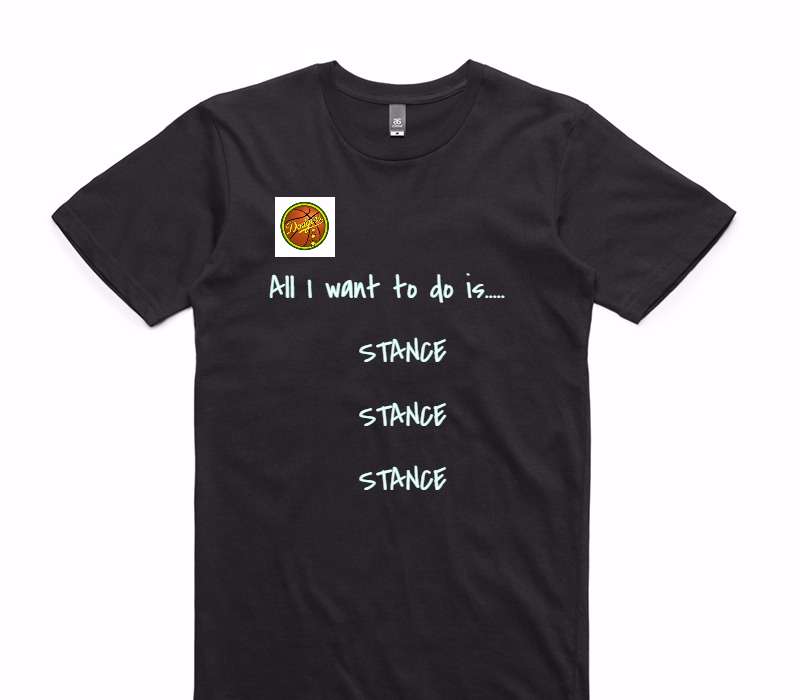 Custom AS Colour 100% Cotton Black T-Shirt