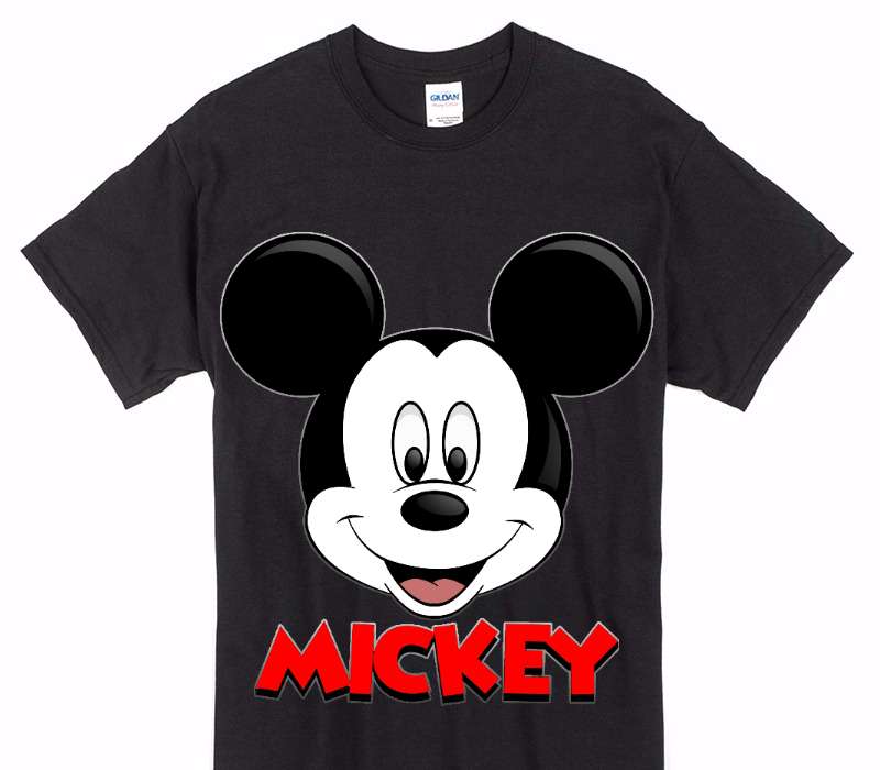 Custom Gildan 100% Cotton Black T-Shirt
