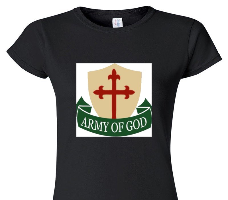 Custom Womens Soft Style 100% Cotton Black T-Shirt