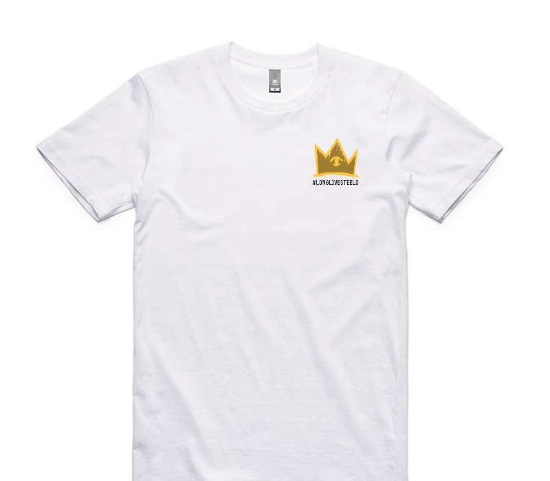 Custom AS Colour 100% Cotton White T-Shirt