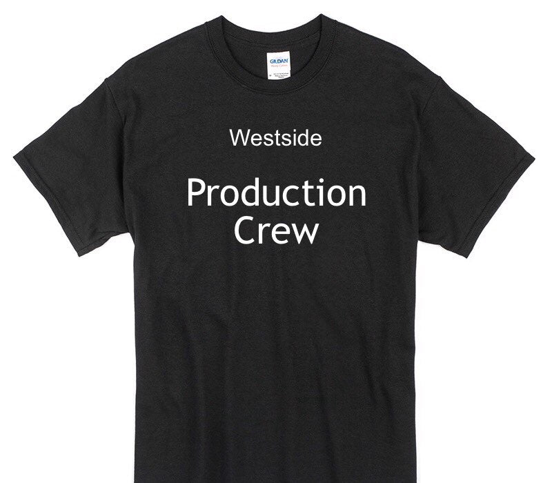 Custom Gildan 100% Cotton Black T-Shirt