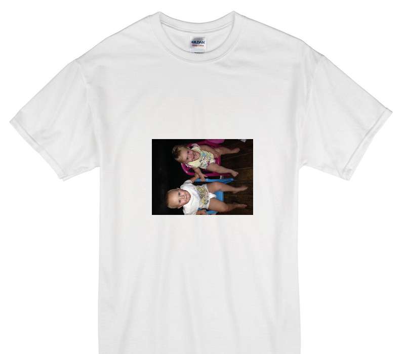 Custom Gildan 100% Cotton White T-Shirt