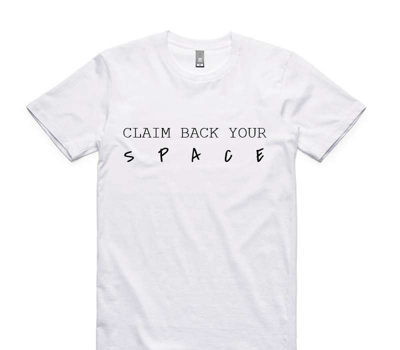 Custom AS Colour 100% Cotton White T-Shirt