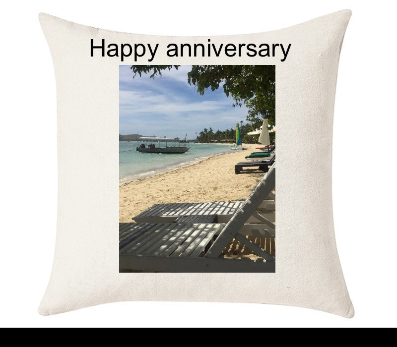 Custom Cushion Cover 50cm x 50 cm Off White