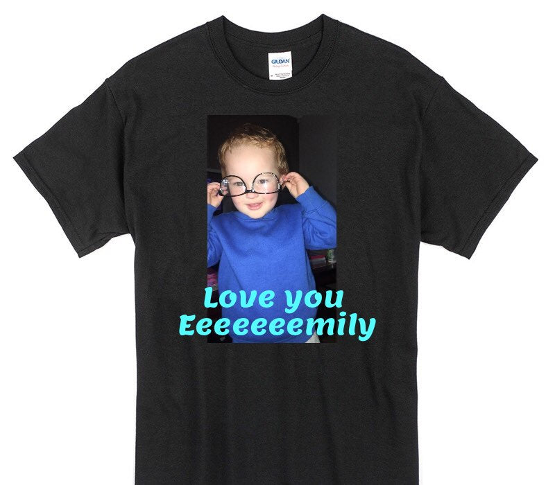 Custom Gildan 100% Cotton Black T-Shirt