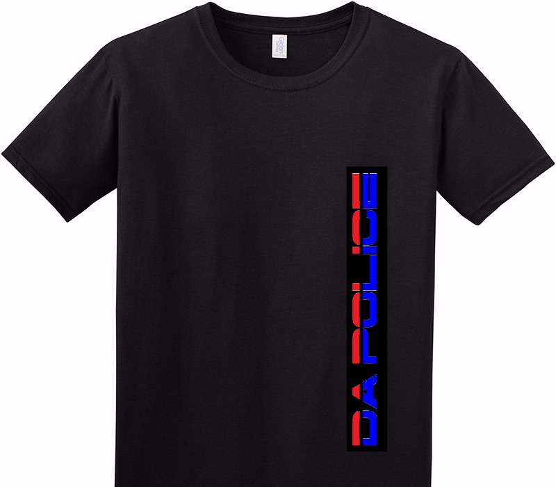Custom Adult Soft Style 100% Cotton Black T-Shirt
