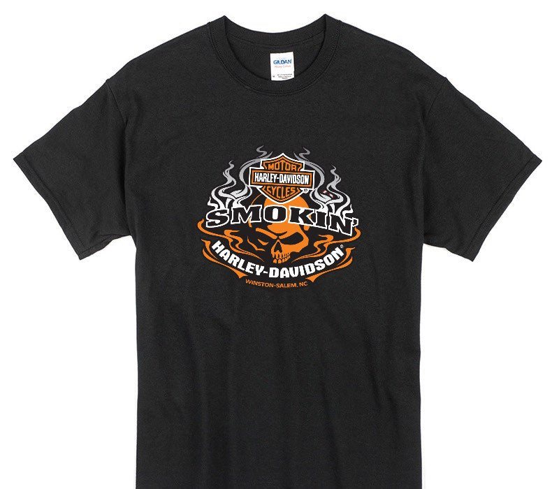 Custom Gildan 100% Cotton Black T-Shirt
