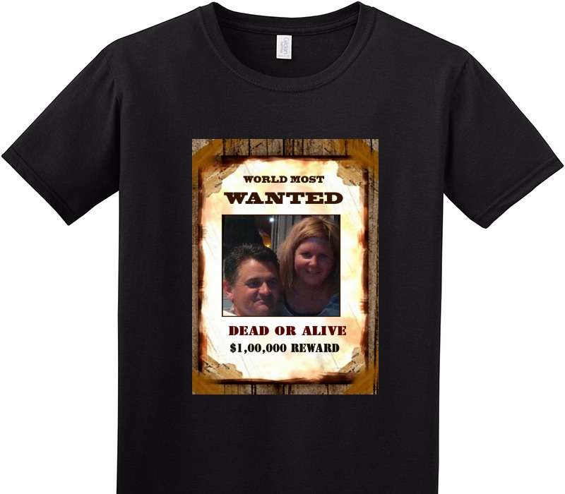 Custom Adult Soft Style 100% Cotton Black T-Shirt