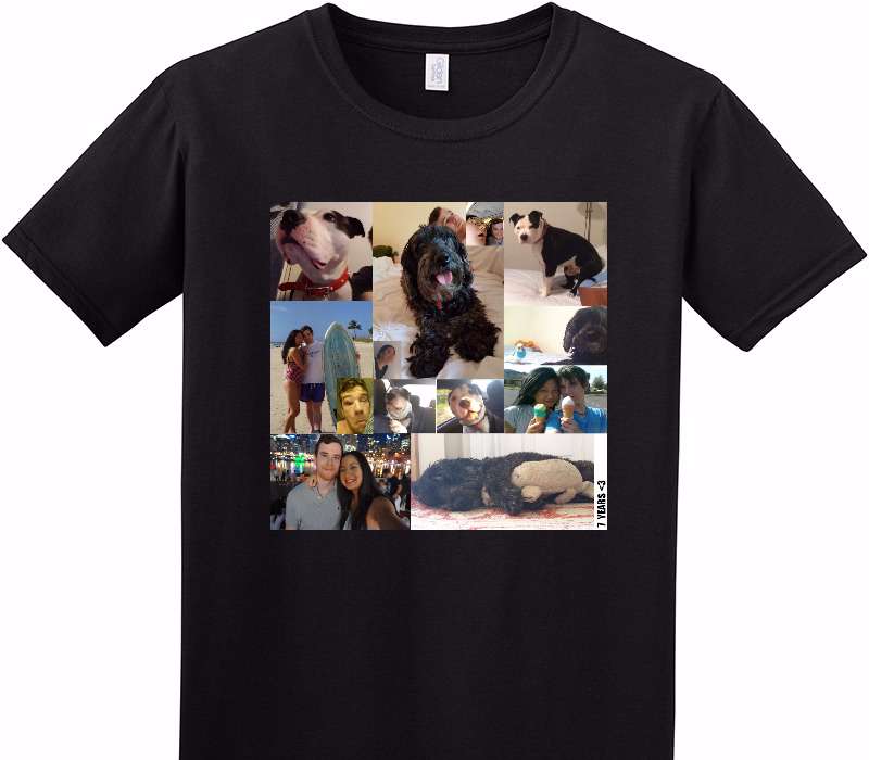 Custom Adult Soft Style 100% Cotton Black T-Shirt