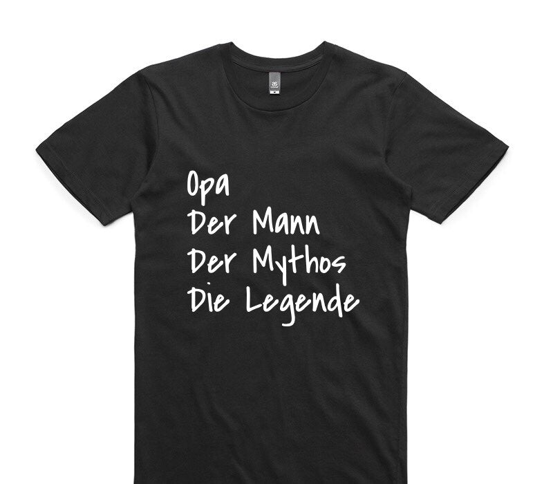 Custom AS Colour 100% Cotton Black T-Shirt