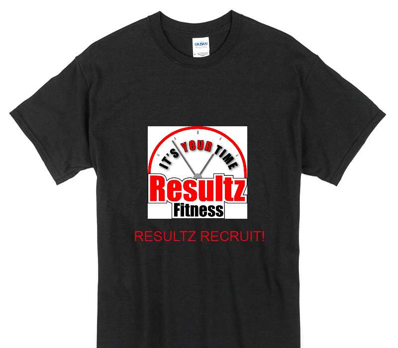 Custom Gildan 100% Cotton Black T-Shirt