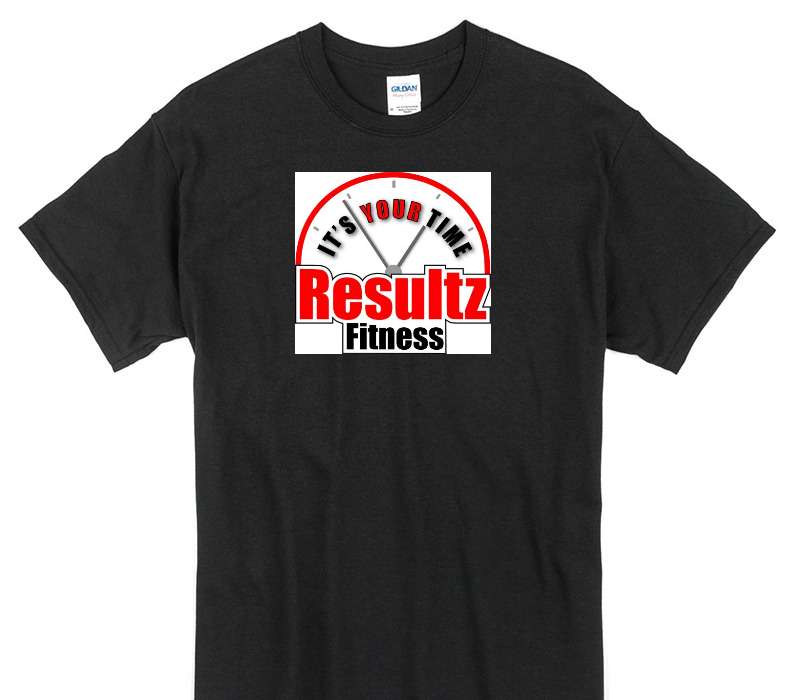 Custom Gildan 100% Cotton Black T-Shirt