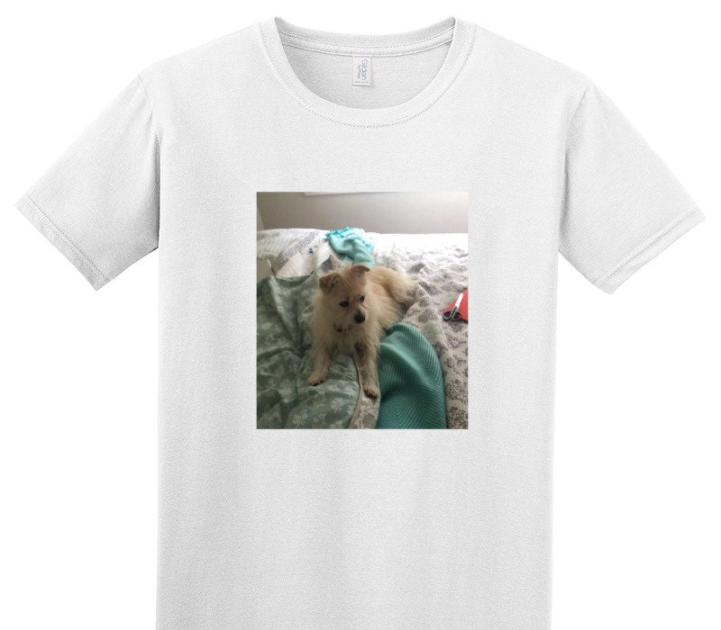 Custom Adult Soft Style 100% Cotton White T-Shirt