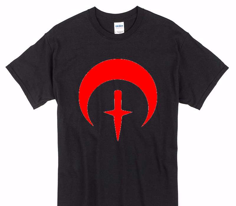Custom Gildan 100% Cotton Black T-Shirt