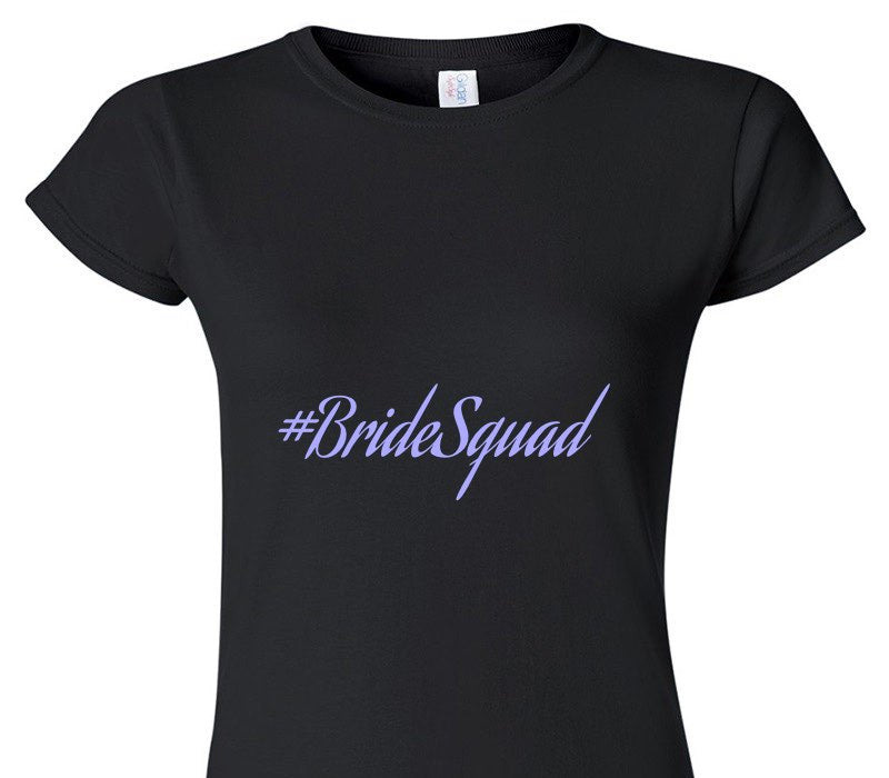 Custom Womens Soft Style 100% Cotton Black T-Shirt